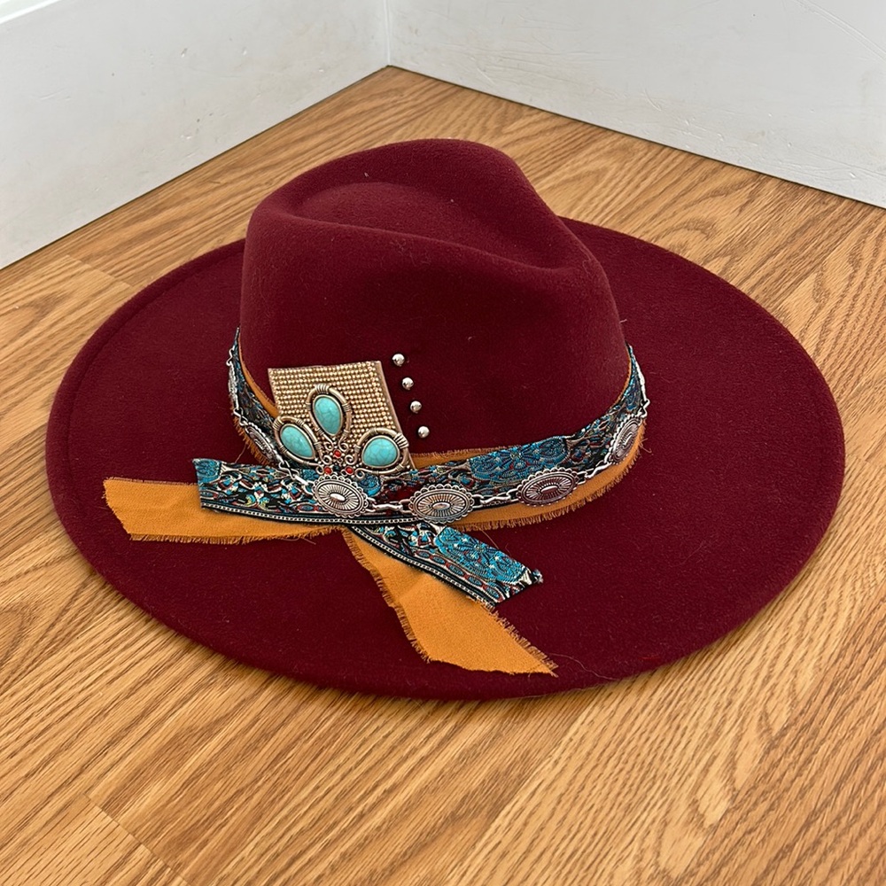 Western Lainey Wilson Hat Wide Brim Fedora